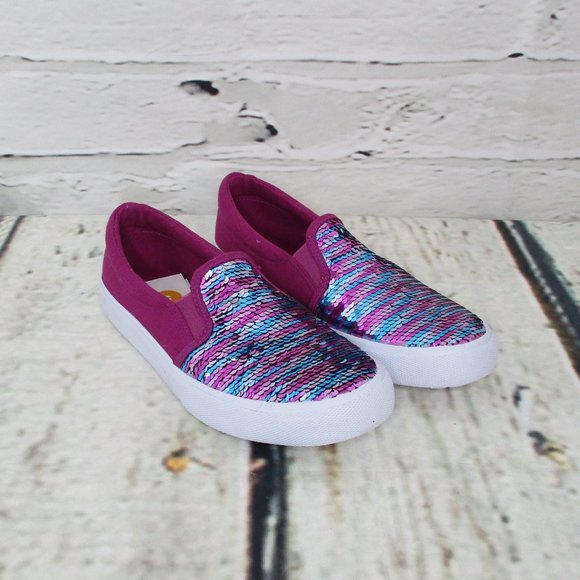 Cat & Jack Other - Cat & Jack Low Top Flip Sequin Fashion Sneakers